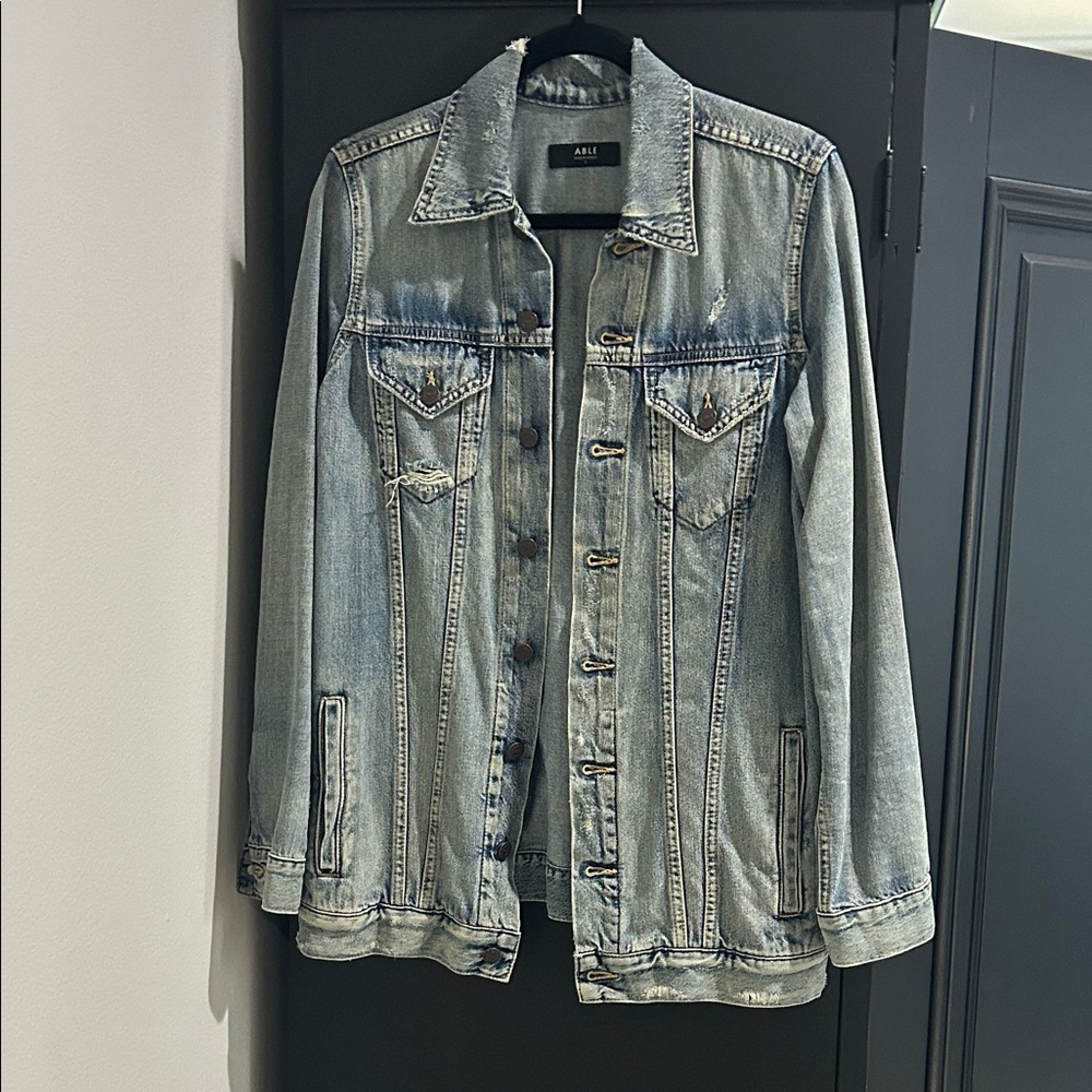 ABLE Merly Long Denim Jacket